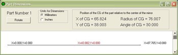 dimensions of telescope mirror support